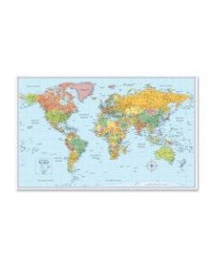 Rand McNally World Wall Map, 32in Width x 50in Height