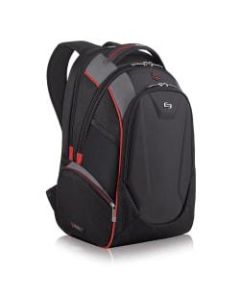 Solo New York Launch Backpack For 17.3in Laptops, Black/Gray
