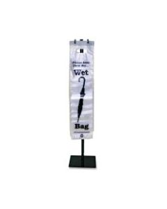 Wet Umbrella Bag Stand, Powder Coated Steel, 10w x 10d x 40h, Black