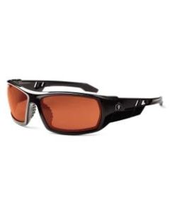 Ergodyne Skullerz Safety Glasses, Odin, Polarized, Black Frame, Copper Lens