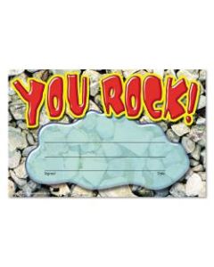Trend You Rock Colorful Recognition Awards - 8.50in x 5.50in - Multicolor - 1 Pack