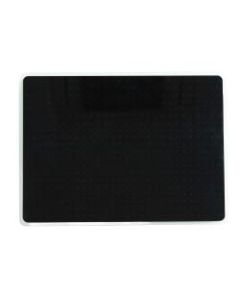 Floortex Viztex Glacier Multipurpose Grid Unframed Dry-Erase Whiteboard, 14in x 14in, Black