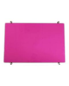 Floortex Viztex Glacier Multipurpose Grid Magnetic Unframed Dry-Erase Whiteboard, 30in x 40in, Violet
