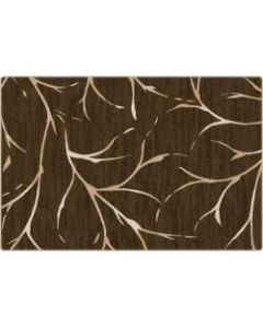 Flagship Carpets Printed Rug, Moreland, 6ftH x 9ftW, Dark Chocolate