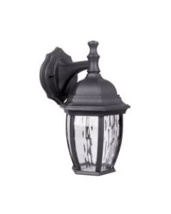 Euri EOL Outdoor LED Wall Lantern, 450 Lumens, 6.4 Watts, 3000K, Matte Black, 1 Each