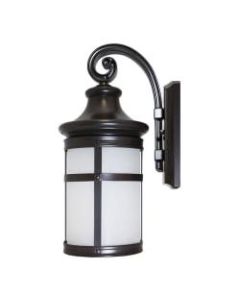 Euri Classic Wall Lantern, 1200 Lumens, 12.5 Watts, 3000K, Matte Black, 1 Each