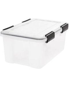 IRIS WeatherTight Heavy-duty Storage Tote - Internal Dimensions: 14.75in Length x 9.63in Width x 7in Height - 6 / Carton