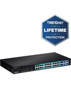 TRENDnet 24-Port 10/100Mbps Web Smart Poe Switch