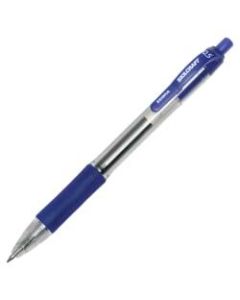 SKILCRAFT Zebra Gel-Ink Retractable Rollerball Pens, 0.5 mm, Fine Point, Blue Barrel, Blue Ink, Pack Of 12 (AbilityOne 7520-01-647-3134)