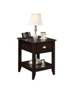 Sauder Shoal Creek SmartCenter Side Table, 26-3/4inH x 21-7/16inW x 23-1/2inD, Jamocha