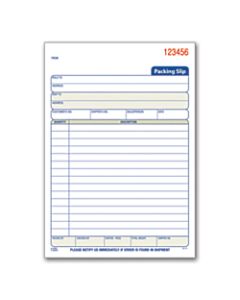 Office Depot Brand Packing Slip Book, 5 1/2in x 7 7/8in, 3-Part, White, Pack Of 50 Sets
