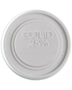 Eco-Products EcoLid Food Container Lids, 8 Oz, Off-White, Pack Of 1,000 Lids