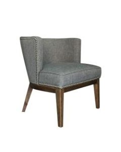 Boss Ava Accent Chair, Medium Gray/Driftwood