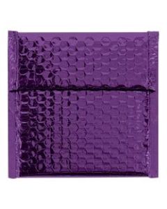 Office Depot Brand Glamour Bubble Mailers, 6-3/4inH x 7inW x 3/16inD, Purple, Case Of 72 Mailers
