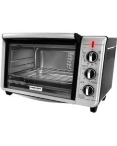 Black & Decker TO3230SBD Toaster Oven - Toast, Convection, Bake, Broil, Keep Warm - Silver
