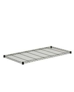 Honey-Can-Do Powder-Coat Steel Shelf, 350-Lb Capacity, 1inH x 18inW x 48inD, Black