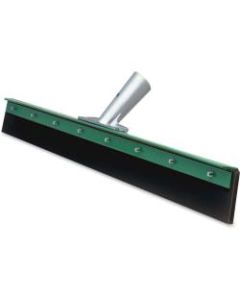 Unger AquaDozer Straight 24in Floor Squeegee - 23.62in EPDM Rubber Blade - Sturdy, Heavy Duty, Durable - Green, Black