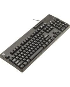 SMK-Link TAA Compliant USB Computer Keyboard with Smart Card Reader - Cable Connectivity - USB Interface - 104 Key - QWERTY Layout - Computer - Membrane Keyswitch - TAA Compliant
