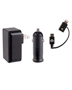 Vivitar Infinite Wall/Auto Charger Kit For Apple iPhone, iPad, iPod And Micro USB Devices