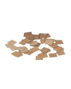 Office Depot Brand VCI Paper Sheets, 1in x 1in, Kraft, Case Of 25,000