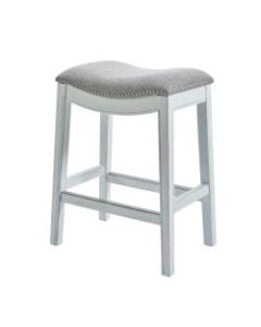 New Ridge Home Goods Zoey Bar Stool, White