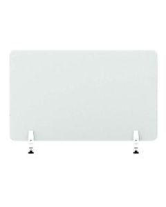 U Brands Single Glass Dry Erase Protective Panel, 45in X 24in, Clear