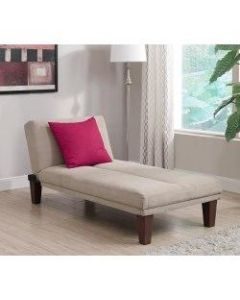 DHP Dillan Convertible Microfiber Chaise, Tan