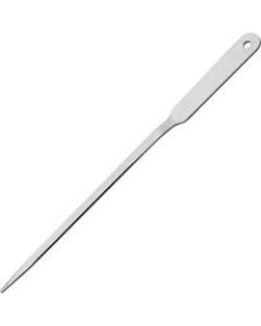 Business Source Nickel-Plated Letter Opener - 9in Length - Desktop - Silver - 1 Each