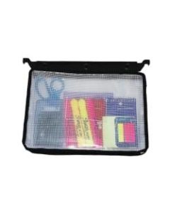 Innovative Storage Designs Infile Expanding Zipper Pouch, Black/White