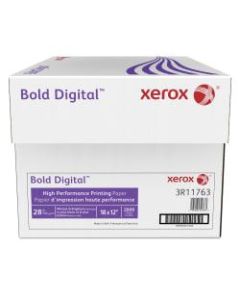 Xerox Bold Digital Printing Paper, Tabloid Extra Size (18in x 12in), 100 (U.S.) Brightness, 28 Lb, FSC Certified, 500 Sheets Per Ream, Case Of 4 Reams