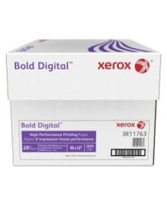 Xerox Bold Digital Printing Paper, Tabloid Extra Size (18in x 12in), 100 (U.S.) Brightness, 28 Lb, FSC Certified, 500 Sheets Per Ream, Case Of 4 Reams