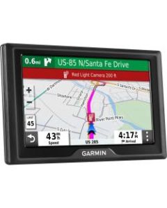 Garmin Drive 52 Automobile Portable GPS Navigator - Portable, Mountable - 5in - Touchscreen - microSD - Lane Assist, Junction View - 1 Hour - Preloaded Maps - Lifetime Traffic Updates - WQVGA - 480 x 272