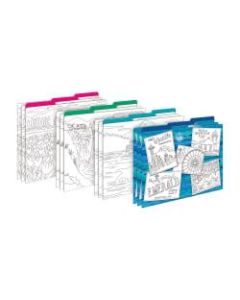 Barker Creek File Folders, Letter Size, Color Me Seattle Design, Pack Of 12 Folders