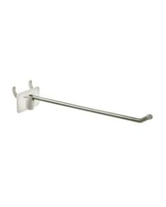 Azar Displays Metal Straight-Entry Hooks For Pegboard And Slatwall Systems, 6in, Pack Of 50 Hooks