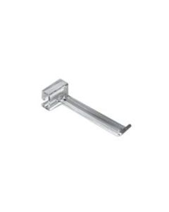 Azar Displays Plastic Clip Hooks For J-Bar Systems, 2in, Clear, Pack Of 50 Hooks