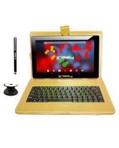 Linsay F10IPS Tablet, 10.1in Screen, 2GB Memory, 32GB Storage, Android 10, Golden Keyboard