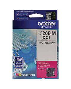 Brother INKvestment LC20EM Extra High Yield Magenta Ink Cartridge