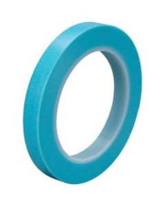 3M 4737T Masking Tape, 3in Core, 0.5in x 108ft, Blue, Case Of 3