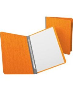 Oxford Letter Recycled Report Cover - 3in Folder Capacity - 8 1/2in x 11in - 2 Fastener(s) - Pressguard - Tangerine - 65% - 1 Each