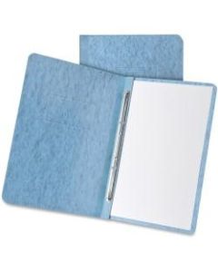 Oxford Heavyweight Pressboard Report Cover, 8-1/2in x 11in, 65% Recycled, 3in Capacity, Light Blue