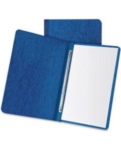 Oxford Letter Recycled Report Cover - 3in Folder Capacity - 8 1/2in x 11in - 2 x Prong Fastener(s) - Pressboard - Dark Blue - 65% - 1 Each