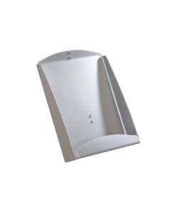 Azar Displays Steel Brochure Shelf For Sky Tower Freestanding Unit, 13inH x 8-3/4inW x 1-1/2inD, Silver