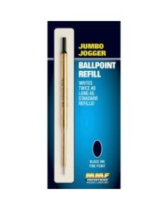 MMF Industries Jumbo "Jogger" Ballpoint Refill, Fine Point, 0.8 mm, Black