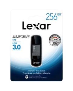 Lexar JumpDrive S75 USB 3.0 Flash Drive, 256GB, Black, LJDS75-256ABNLN