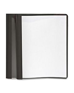 Oxford Clear-Front Report Covers, 8 1/2in x 11in, Black, Pack Of 25