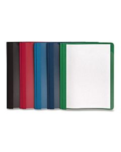Oxford Clear-Front Report Covers, 8 1/2in x 11in,Assorted, Pack Of 25