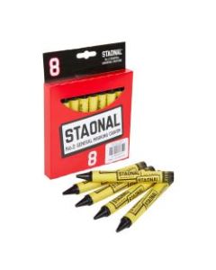 Crayola Staonal Marking Crayons, 5in, Black, Box Of 8 Crayons