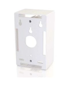 C2G Single Gang Wall Box - White - 1-gang - White