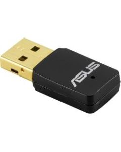 Asus USB-N13 C1 IEEE 802.11b/g/n Wi-Fi Adapter for Desktop Computer/Notebook - USB 2.0 - 300 Mbit/s - 2.40 GHz ISM - External