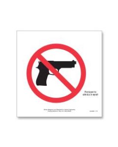 ComplyRight State Weapons Law 1-Year Poster Service, English, District Of Columbia, 8 1/2in x 11in